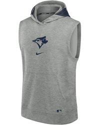 Nike - Toronto Blue Jays Authentic Collection Early Work Men's Dri-fit Mlb Sleeveless Pullover Hoodie - Lyst