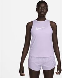 Nike - One Graphic Running Tank Top Polyester - Lyst