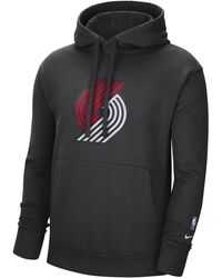 Nike - Portland Trail Blazers Essential Nba Fleece Pullover Hoodie - Lyst