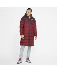 nike men's long parka