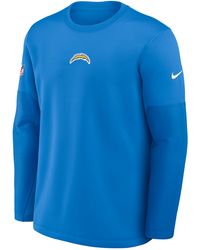 Nike - Los Angeles Chargers Scripted To Win Sideline Coach Therma-Fit Nfl Long-Sleeve T-Shirt - Lyst