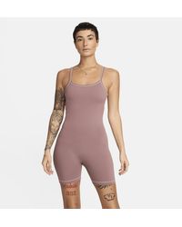 Nike - One Dri-fit Short Bodysuit - Lyst