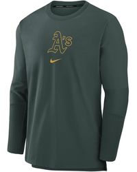 Nike - Oakland Athletics Authentic Collection Player Dri-fit Mlb Pullover Jacket - Lyst