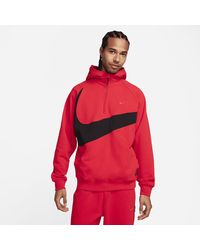 Nike - Swoosh 1/2-zip Fleece Hoodie - Lyst