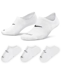 Nike - Everyday Plus Cushioned Training Footie Socks (3 Pairs) - Lyst
