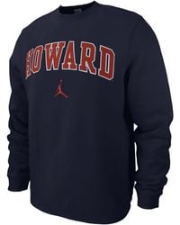 Nike - Howard Club Fleece Jordan College Crew-neck Sweatshirt - Lyst