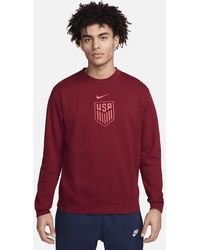 Nike - Usmnt Club Soccer Crew-neck Sweatshirt - Lyst
