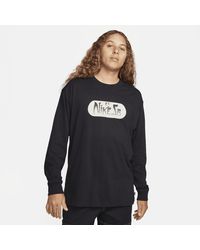 Nike - T-shirt da skateboard max90 a manica lunga sb - Lyst