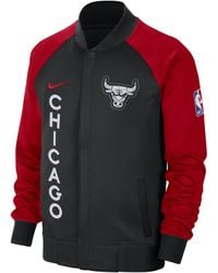 Nike - Chicago Bulls Showtime City Edition Dri-fit Full-zip Long-sleeve Jacket 50% Recycled Polyester - Lyst