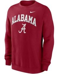 Nike - Alabama Arch College Pullover Crew - Lyst