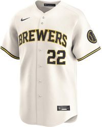 Nike - Christian Yelich Milwaukee Brewers Dri-fit Adv Mlb Limited Jersey - Lyst