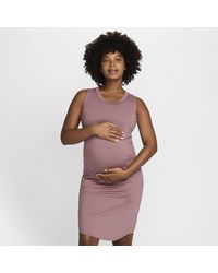 Nike - (m) Dri-fit Slim-fit Knit Dress (maternity) - Lyst