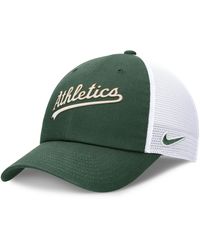 Nike - Oakland Athletics Evergreen Wordmark Club Mlb Adjustable Hat - Lyst