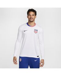 Nike - Usmnt 2024 Stadium Home Dri-fit Soccer Long-sleeve Replica Jersey - Lyst
