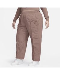 Nike - Sportswear Everything Wovens Mid-rise Open-hem Pants (plus Size) - Lyst