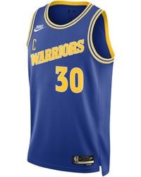 Nike Golden State Warriors Showtime Dri-fit Nba Full-zip Hoodie in Blue for  Men | Lyst