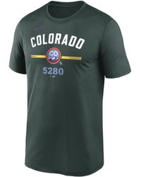 Nike - Colorado Rockies City Connect Legend Dri-fit Mlb T-shirt - Lyst
