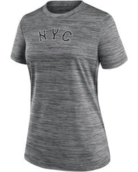 Nike - New York Mets Authentic Collection City Connect Practice Velocity Dri-fit Mlb T-shirt - Lyst