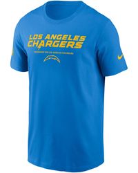 Nike - Los Angeles Chargers Sideline Team Issue Dri-Fit Nfl T-Shirt - Lyst