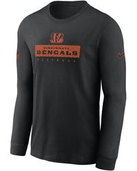 Nike - Cincinnati Bengals Sideline Team Issue Dri-fit Nfl Long-sleeve T-shirt - Lyst