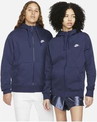 Nike - Sportswear Club Fleece Full-zip Hoodie Cotton - Lyst