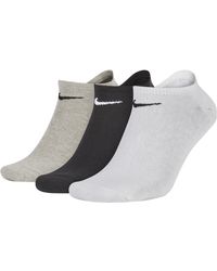 Nike - Lightweight Training No-Show Socks (3 Pairs) - Lyst