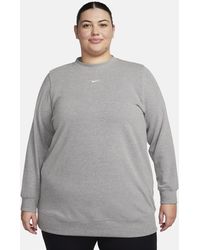 Nike - Dri-fit One Crew-neck French Terry Tunic (plus Size) - Lyst