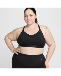 Nike - Indy Light Support Padded Adjustable Sports Bra (plus Size) - Lyst