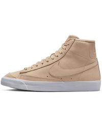 Nike Blazer Mid Premium Shoes In Brown, - Natural