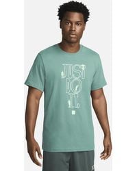 Nike - Fitness T-shirt Cotton - Lyst