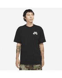 Nike - T-shirt da skateboard con logo sb - Lyst