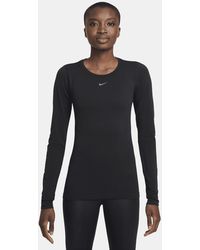 Nike Pro Hyperwarm Women's Long Sleeve Training Top in Black | Lyst