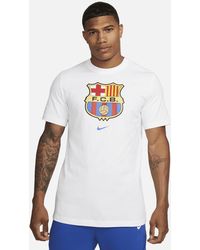 Nike - Fc Barcelona Crest T-shirt - Lyst