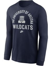 Nike - Arizona Legacy Arched Logo College Long-Sleeve T-Shirt - Lyst