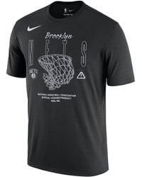 Nike - Brooklyn Nets Courtside Max90 Nba T-shirt Cotton - Lyst