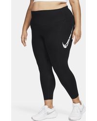 Nike - Fast Mid-rise 7/8 Running leggings With Pockets 50% Recycled Polyester - Lyst