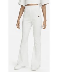 Nike - Sportswear High-waisted Ribbed Jersey Flared Pants - Lyst