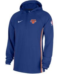 Nike - New York Knicks Zoned Dri-Fit Nba 1/4-Zip Hoodie - Lyst
