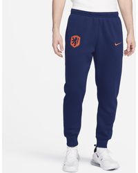 Nike - Pantaloni jogger da calcio in fleece olanda club - Lyst