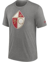 Men's Nike Black San Francisco 49ers RFLCTV Name and Logo T-Shirt