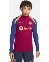 Nike - F.c. Barcelona Strike Elite Dri-fit Adv Football Drill Top 50% Recycled Polyester - Lyst