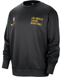 Nike - Los Angeles Lakers Spotlight Dri-fit Nba Crew-neck Sweatshirt - Lyst