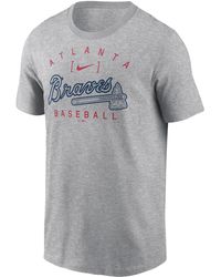 Nike - Atlanta Braves Home Team Athletic Arch Mlb T-shirt - Lyst