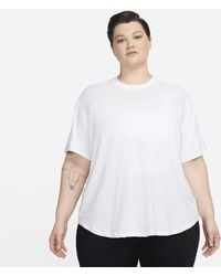 Nike - One Relaxed Dri-fit Short-sleeve Top (plus Size) - Lyst