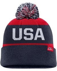 Nike - "Team Usa" Peak Hockey Beanie - Lyst