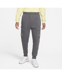 Nike - Pantaloni cargo in fleece sportswear - Lyst