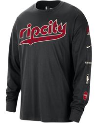 Nike - Portland Trail Blazers 2023/24 City Edition Nba Max90 Long-sleeve T-shirt - Lyst
