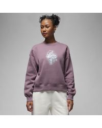 Nike - Brooklyn Fleece Graphic Crew-neck Sweatshirt - Lyst