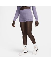Nike - Sportswear Chill Terry High-waisted Slim 5cm (approx.) French Terry Shorts Cotton - Lyst