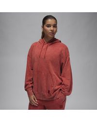 Nike - Jordan Flight Fleece Washed Hoodie Polyester - Lyst